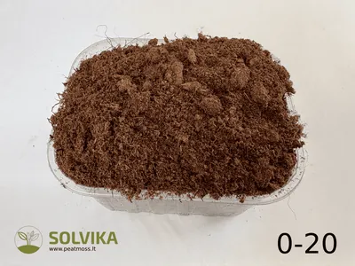 Latvian white peat, screened 0-20 mm